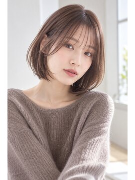 アッシュ 桜新町店(Ash) 桜新町/レイヤーカット/ボブ/韓国ダブルカラー/白髪ぼかし