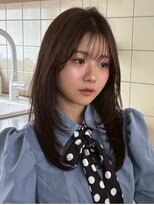 ヘアーアンドメイク シーク 八王子(HAIR&MAKE SeeK)&nbsp;顔まわりレイヤーでアクセント
