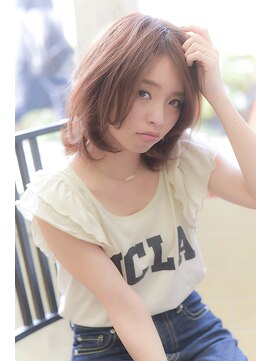 セシル 高津店(SECIL) 肩ではねる長さです はねてもいいと思ってます