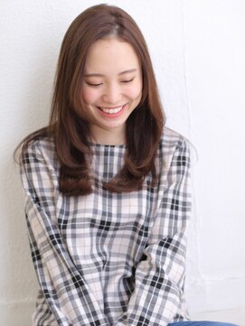 ヘアリゾート ラグーン(hair+resort lagoon) 美人バランスエアリーレイヤー×シフォンベージュ