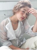 【SUN】ハニーヘアフィッシュボーンセミウェットふんわりボブ