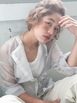 スー 渋谷(suu) 【SUN】ハニーヘアフィッシュボーンセミウェットふんわりボブ