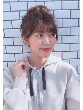 ミューズ 塩釜口店(MUSE) [MUSE塩釜口]編み込みアップスタイル by高瀬