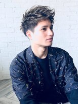 ワンス(Once)&nbsp;once 束感ショート ツーブロックショート アップバング by.KOHEI