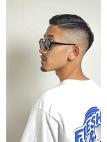 レンゲン(LENGEN)&nbsp;七三オールバックかき上げヘアコンマヘア１３７