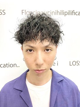 メンズサロンロス(LOSS) 波巻きスパイラル/ショートマッシュ