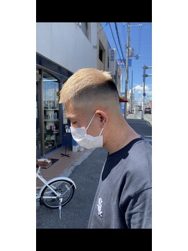 エルアンド(L and) ホワイトベージュスキンフェード