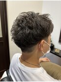 パーマ×刈り上げ