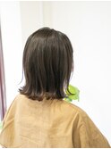 外ハネボブ×ナチュラルアッシュ
