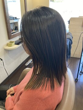 ミュウ(Private hair salon Miu) 軽め切っぱなしボブ