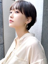 ディッセンバー 神宮前(December)&nbsp;小顔マッシュショートグレージュカラーパーマ20代渋谷原宿神宮前