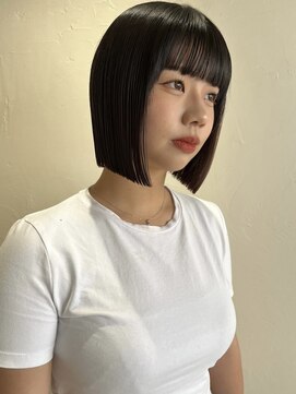 ニコ トウキョウ ヨコハマ(nico) 切りっぱなし/ボブ/酸性ストレート