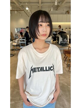 グリーン(green) フェイスレイヤーボブhanabyjima