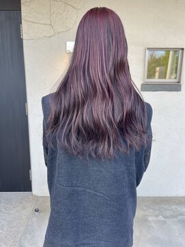 モンテヘアー(monte hair) アンブレラカラー×violet