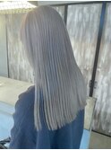 【kate 大宮】グレーアッシュ×切りっぱなしセミロング