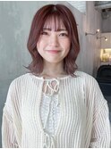 くびレイヤー美髪グレージュカラーカーキベージュ_ba485601