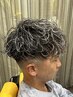 【流行ヘア】カット+パーマ+金メッシュ￥23760<理容室>東浦和メンズ