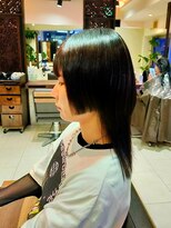ヘアリゾート粋 ティガ 池袋店(tiga)&nbsp;デザイン姫カットミディアムウルフ