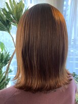 インビテーション(invitation) 切りっぱなしロブ × オレンジブラウン