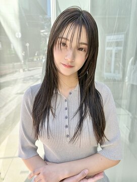 ガレージ バイ グリーン 原宿 表参道(Garage by green) 顔周りカット/小顔カット/レイヤーカット/ブリーチなしカラー