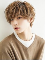 フレイムス ヘアアンドリラックス 大宮東口店(Frames)&nbsp;ツイストスパイラルパーマアップバングツーブロック刈り上げ