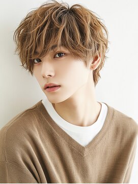 フレイムス ヘアアンドリラックス 大宮東口店(Frames) ツイストスパイラルパーマアップバングツーブロック刈り上げ