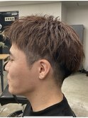スパイキーショート/ニュアンスパーマ/韓国マッシュ/men's 