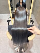 アンフィニー 仙台(ANFINI)&nbsp;仙台髪質改善縮毛矯正韓国レイヤーチェリーブラウンミニウルフ