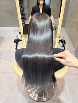 アンフィニー 仙台(ANFINI) 仙台髪質改善縮毛矯正韓国レイヤーチェリーブラウンミニウルフ