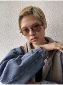 ベリーショート／バズカット/ブロンド/ブロンドカラー
