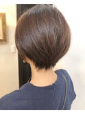ショートボブ きれいめショート ショート 地毛風ストレート ボブ