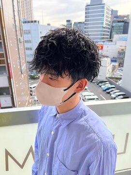 ラヴィズム 名駅店(LUVISM) 波巻きパーマツイストスパイラルパーマメンズカット名駅名古屋