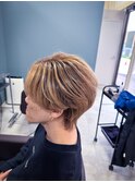 外国人風バレイヤージュカラー
