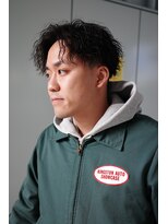 サップ 吹田店(Sup)&nbsp;センターパート/ツイストスパイラルパーマ/大人パーマ