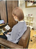 ショコラアッシュ　ヘルシースタイル　ふんわりカール