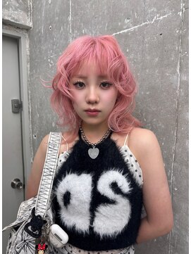 オーン(OOn) コットンキャンディピンクのレイヤーカット