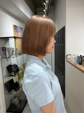 ペレ 渋谷(PELE) くびれヘア/アプリコットオレンジ/夏のヘアアレンジ/渋谷