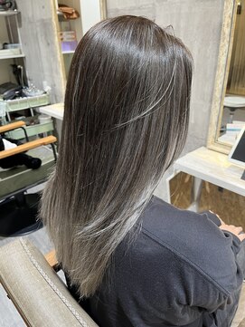 パダ(PADA) サラツヤロング/髪質改善/バレイヤージュ