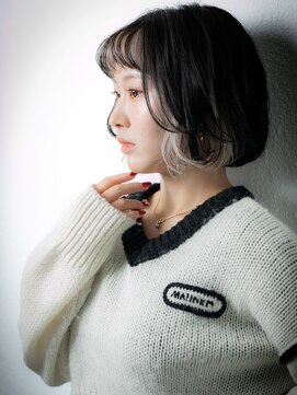 カバーヘア ブリス 上尾西口店(COVER HAIR bliss) ミストバングフェイスフレーミング小顔こなれボブz上尾10代20代