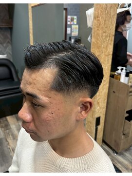 MEN’S HAIR/波巻ツイストスパイラル/フェザーパーマ/柏