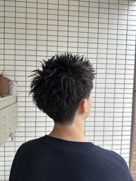MEN’S HAIR/サーフカール/刈り上げセンターパート/船橋