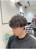メンズ【波巻きパーマ】