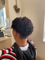 アメイジングヘアー 中沢店(AMAZING HAIR)&nbsp;スパイラルパーマ×ワインレッド