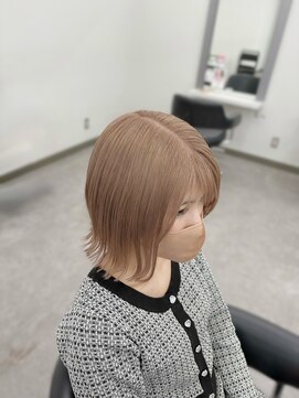 ガルボヘアー 桟橋店(garbo hair) ミルクティーベージュ高知美容院