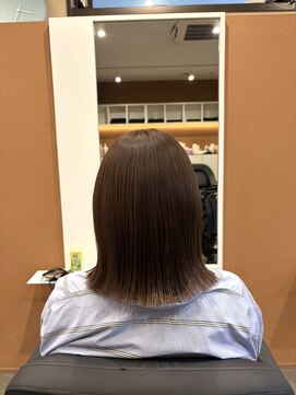 リバティ 登戸(Liberty) 外ハネミディアム×ベージュカラー