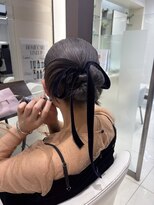 エムタニグチミュー(MTANIGUCHI Mieux)&nbsp;ヘアセット/ヘアアレンジ/タイトヘア/カチモリ/お呼ばれヘア