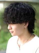 メンズサロン ノード 栄(men’s salon NODE)&nbsp;シャドウパーマ波巻きスパイラルパーマウルフパーマ名古屋駅栄駅