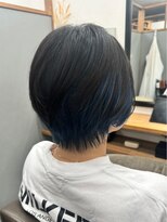 ロッカヘアエジェ(ROCCA hair eje.)&nbsp;グランマッシュネイビーバックショート