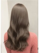 ルノヘアー(Lunohair)&nbsp;秋のトレンド韓国風マロンベージュロング×秋カラー