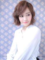 ラ ブレス 大阪梅田(LaBless) 幅広い世代に人気☆2大人可愛いセミウエットボブ